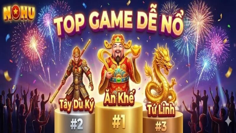 Game nổ hũ nào dễ nổ nhất hiện nay? Top 3 siêu phẩm 2025 2 Tiêu chí xác định game nổ hũ nào dễ nổ nhất hiện nay?