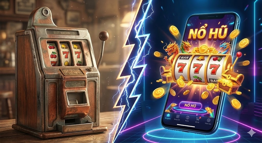 Sự khác biệt giữa nổ hũ truyền thống và online: Chọn gì 2025? 3 Sự khác biệt giữa nổ hũ truyền thống và online về bối cảnh giải trí